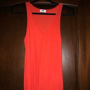 Orange tank top